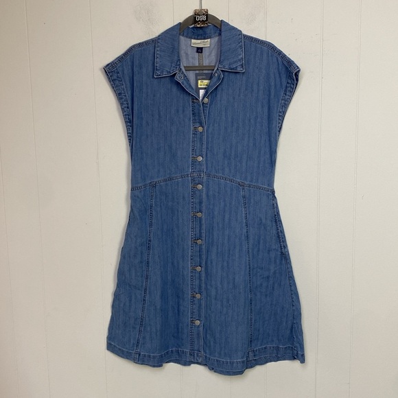 Universal Thread | Dresses | Womens Denim Flouncy Dress Sz Small - Picture 3 of 8